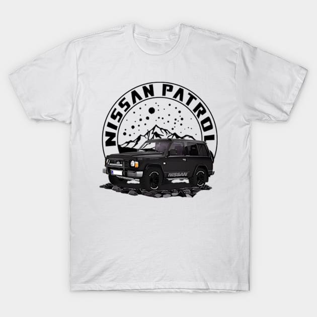 Nissan Patrol Off-Road Car JDM T-Shirt by T-JD